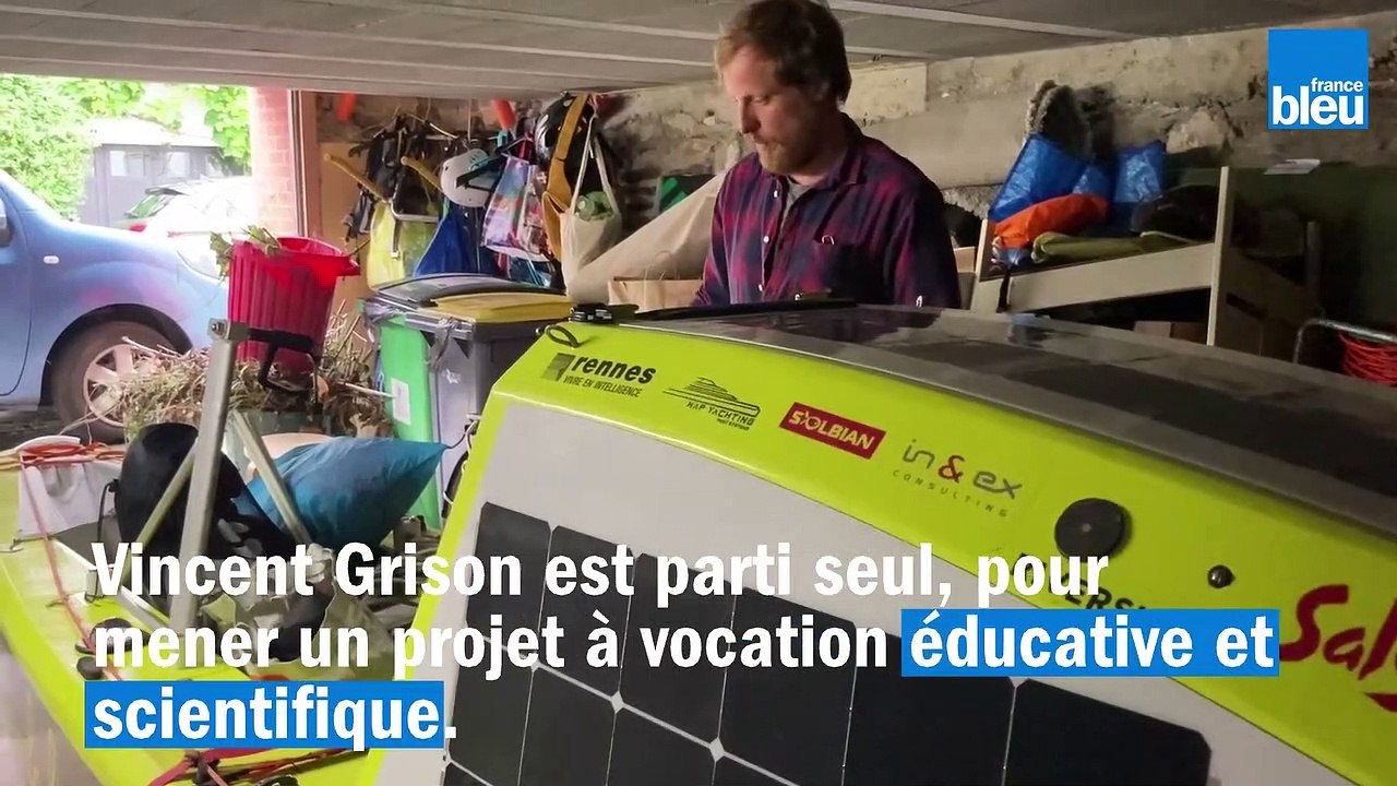 Le Rennais Vincent Grison rentre de son expédition au Groenland