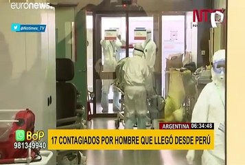 Argentina: hombre que llegó desde Perú contagió a 17 personas con la variante Delta