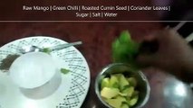 How to make Sweet and Spicy Raw Mango Chutney _ कच्चे आम की चटनी रेसिपी