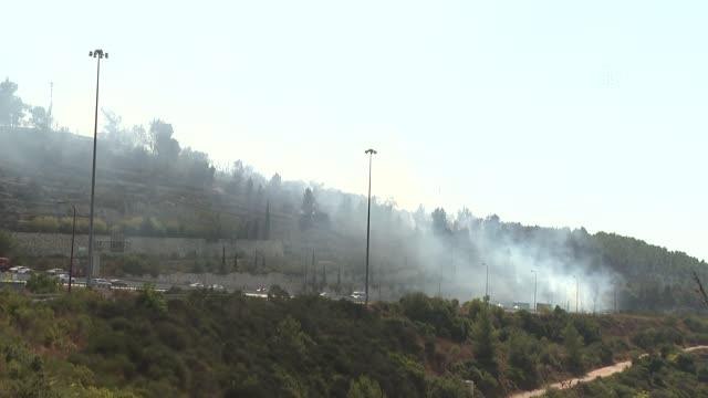Son dakika haberleri | Batı Kudüs yakınındaki yangın kontrol altına alınmaya çalışılıyor