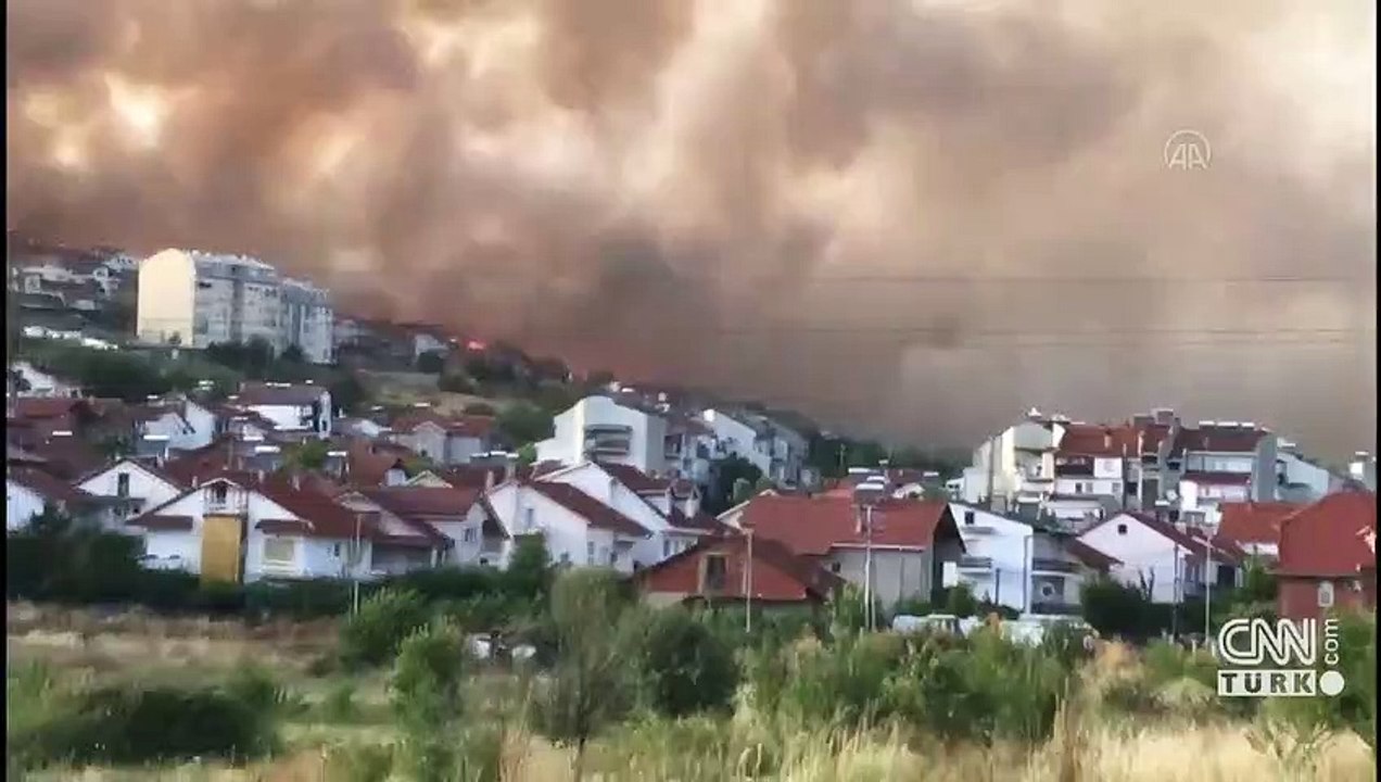 Bir yangın da Kuzey Makedonya ve Rodos Adası'nda