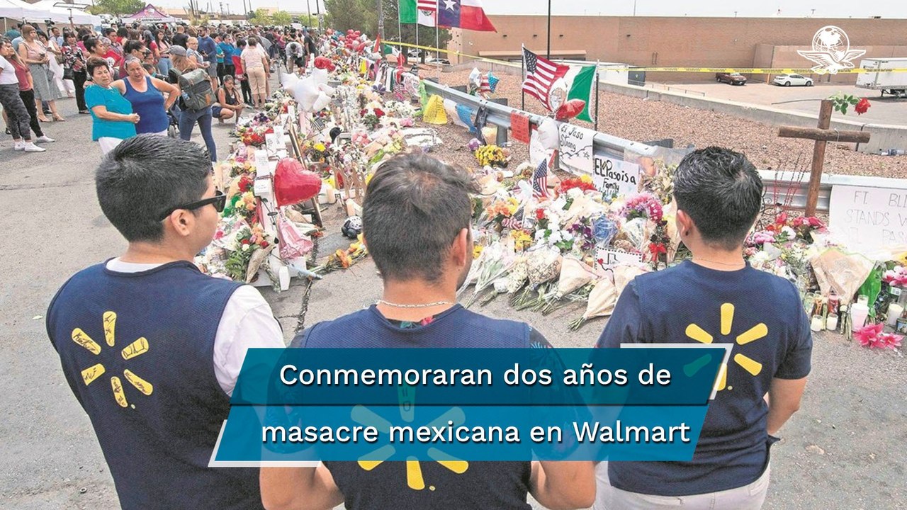 Ebrard viaja a Texas para conmemorar dos años del tiroteo en Walmart donde murieron mexicanos