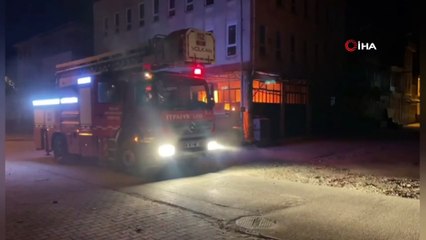 Yunuslar yangının büyümesini engelledi