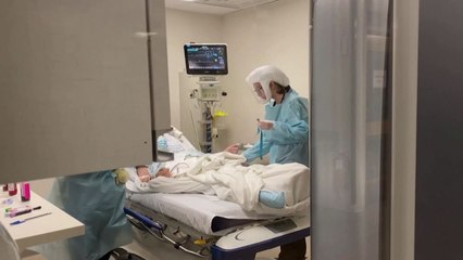 美 입원 환자 5만 넘어..."2월 겨울철 대유행 수준" / YTN