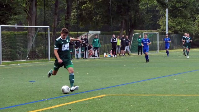 Das 3:0 durch Rafael Bauer für den FC Grone gegen Bilshausen