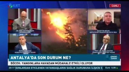 Canlı yayında helikopter iddiası