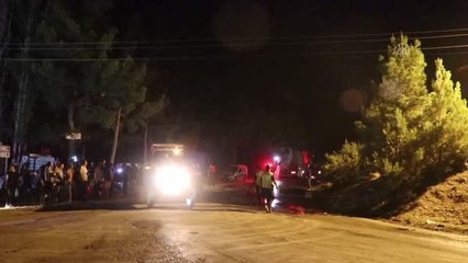 Tavas'ta çıkan orman yangınına müdahale ediliyor (3)