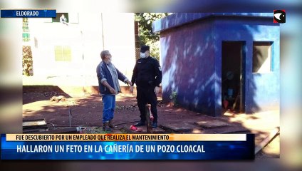 Hallaron un feto en la cañería de un pozo cloacal en Eldorado