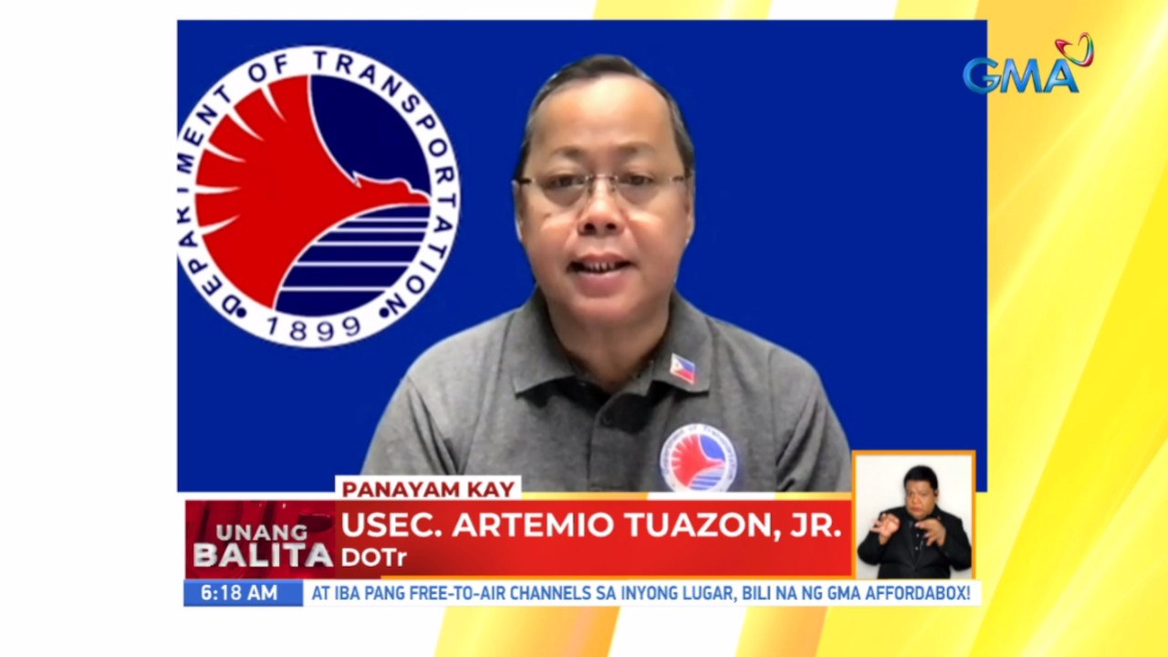 Panayam kay usec. Artemio Tuazon, Jr., DOTr | UB