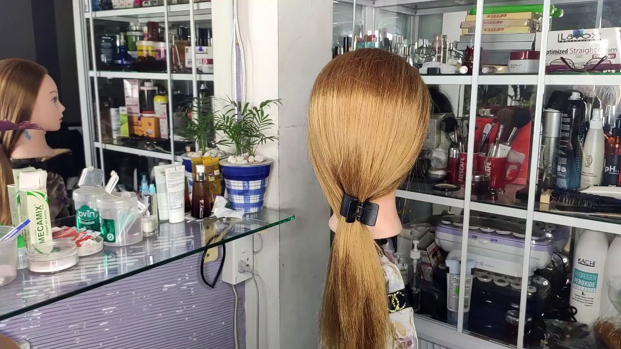 Tóc Búi Cô Dâu Đẹp Mà Đơn Giản Phồng Đẹp Theo Phong Cách Châu Âu Làm Bằng Thun & Kẹp! Kiểu Thứ 140