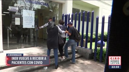 El INER vuelve a recibir a pacientes Covid-19
