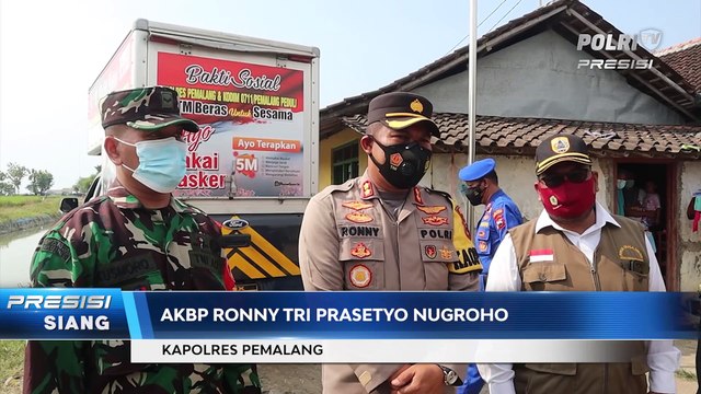 Polisi dan Mahasiswa Gencar Salurkan Bansos untuk Warga Kurang Mampu di Pemalang