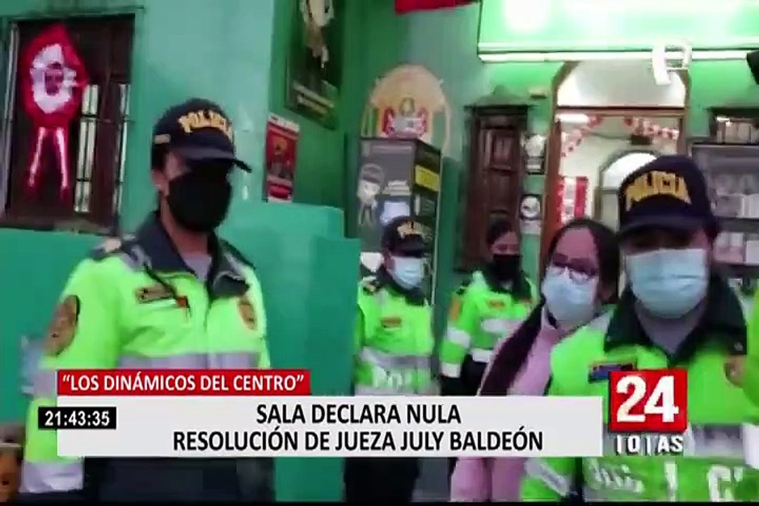 Dinámicos del Centro: Poder Judicial anuló resolución que rechaza prisión preventiva para implicados
