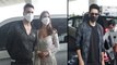 Akshay Kumar, Vaani Kapoor & Jackky Bhagnani Snapped; Leave For Bell Bottom Trailer Launch