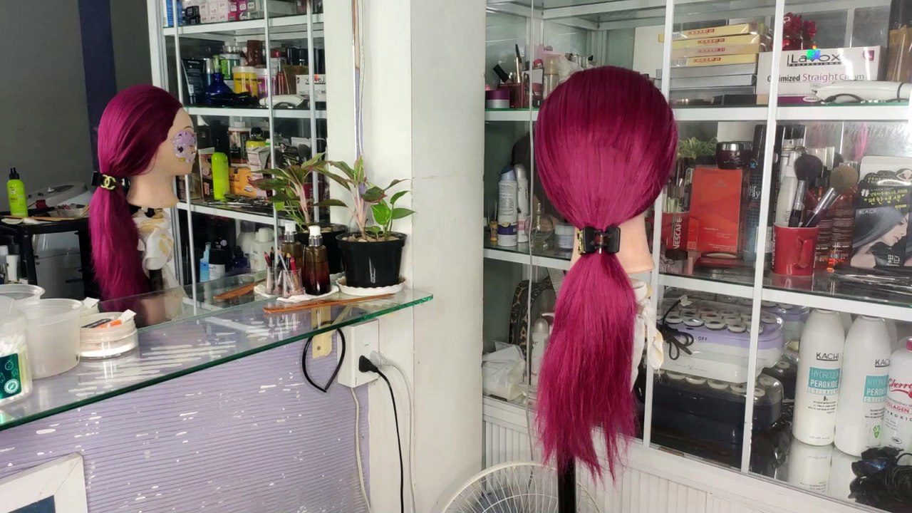 Tóc Búi Cao Gọn Gàng Thanh Lịch Dành Cho Mẹ Cô Dâu Trong Tiệc Cưới! Chỉ Sử Dụng Thun! Kiểu thứ 141