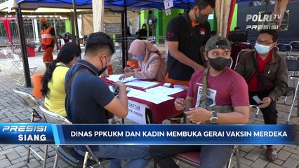 Dinas PPUKM dan Kadin Membuka Gerai Vaksin Merdeka