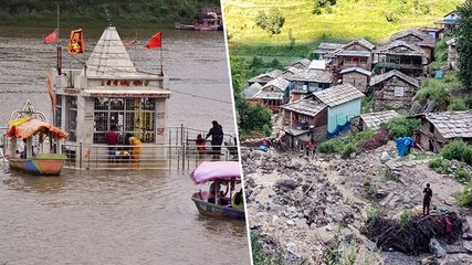 Download Video: Monsoon wreaks havoc in Himachal, Uttarakhand, Madhya Pradesh, Rajasthan