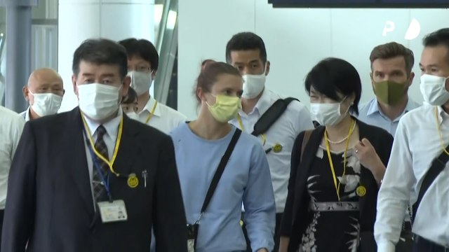 Belarussische Sprinterin Timanowskaja auf dem Weg nach Wien