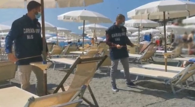 Covid, Nas in stabilimenti balneari: 29% non rispetta norme, 21 chiusi (04.08.21)