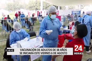 Minsa anuncia realización de 'vacunatones' en Loreto, Piura, Junín y Arequipa