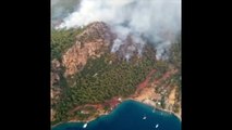 Fatih Portakal'ın yangın bölgelerindeki drone çekimleri olay oldu