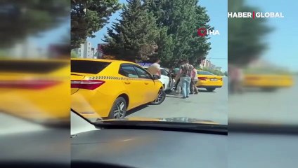 Taksici dehşeti! Sürücü adayının yolunu kesip saldırdılar
