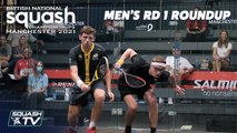 Squash: British Nationals 2021 - Men's Rd 1 Roundup