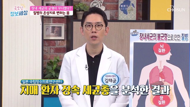 장내 세균 균형이 깨지면 나타나는 질병은?　TV CHOSUN 210804 방송