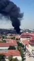 Ankara- Ankara'da korkutan yangın! Dumanlar Anıtkabir'den görüldü