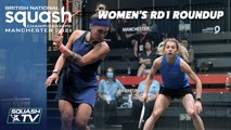 Squash: British Nationals 2021 - Women's Rd 1 Roundup