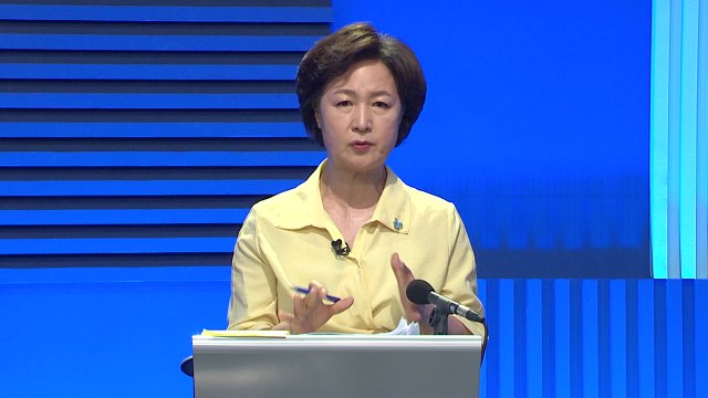 더불어민주당 대선 후보자 토론회 ④ 주도권 토론 : 질문자 지목 상호 토론 - 추미애 / YTN