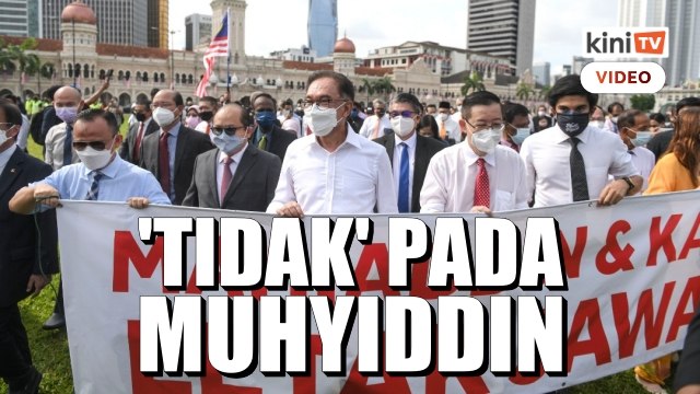 Semua parti pembangkang sepakat tak sokong Muhyiddin