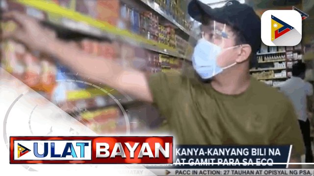 Ilang residente sa QC, kanya-kanya nang pagiimbak ng pagkain at gamit para sa ECQ