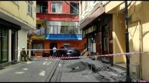Güvenlik kamerası - Zeytinburnu'nda kazı çalışmasında kaza