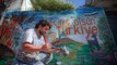 Son dakika haber... Suriyeli grafiti sanatçısı Esmer'den orman yangınlarıyla mücadelede Türk halkına destek
