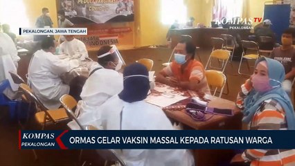 Ormas Gelar Vaksin Massal Untuk Ratusan Warga