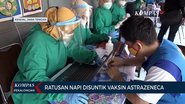 Ratusan Napi Disuntik Vaksin Astrazeneca