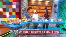 Humor: El chef encargado de preparar la torta para la boda de Sandra Alcázar nos mostró sus métodos de preparación