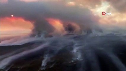 Rusya'daki orman yangınlarından yükselen duman Moğolistan'a ulaştı