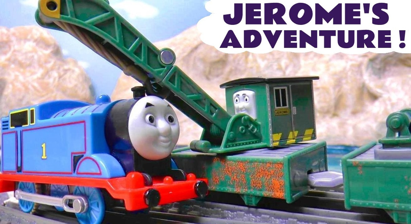 Thomas and Friends Jerome Adventure with the Funny Funlings and DC Comics Batman in this Stop Motion Toy Episode Family Friendly Full Episode English Video for Kids by Kid Friendly Family Channel Toy Trains 4U