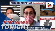 Sec. Dizon: Number of vaccinated individuals reached over 680-K yesterday