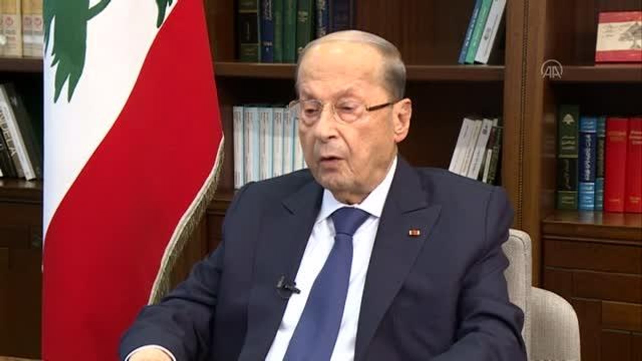 Son dakika haber... Lübnan Cumhurbaşkanı Avn: "Lübnan'ın uluslararası toplumun yardım ve desteğine ihtiyacı var"  (1)