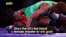 US’s First Black Female Gold Medalist Wrestler Gives Important Piece of Advice