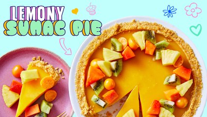 Lemony Sumac Pie with Ritz Cracker Crust