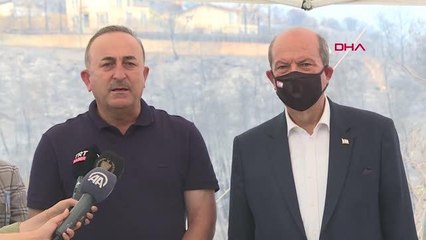 BAKAN ÇAVUŞOĞLU: YANGIN 3 NOKTADA SÜRÜYOR