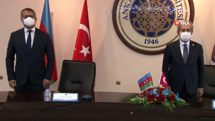 Ankara Üniversitesi, Azerbaycan Büyükelçisi Hazar İbrahim’e “Dostluk Beratı” verdi