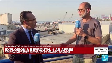 Explosion à Beyrouth, un an après : "Ça me fait chaud au cœur de voir toutes ces personnes dans la rue"