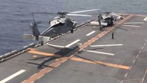 US Navy - USS America - Sea Hawk Helicopter Operations - Gulf of Thailand