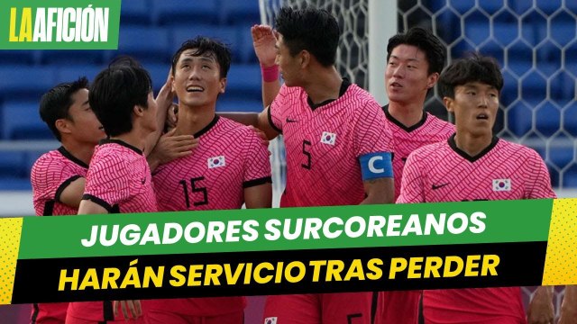 Jugadores surcoreanos harán servicio militar tras perder contra México en Tokio