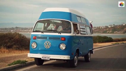 A Camper Van on the Road(HD)